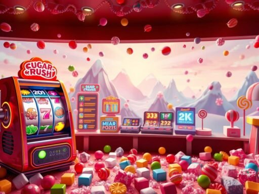 Sugar Rush şeker patlatma slot