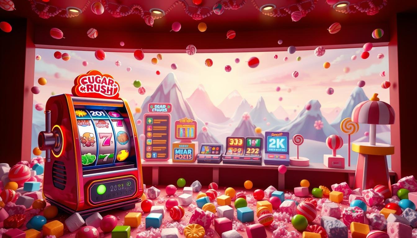 Sugar Rush şeker patlatma slot