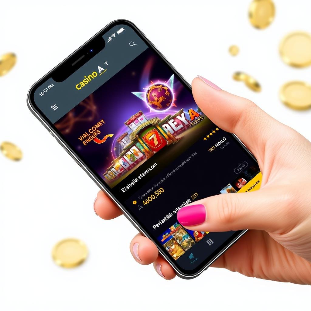 Casino A mobil uygulaması ekran görüntüsü