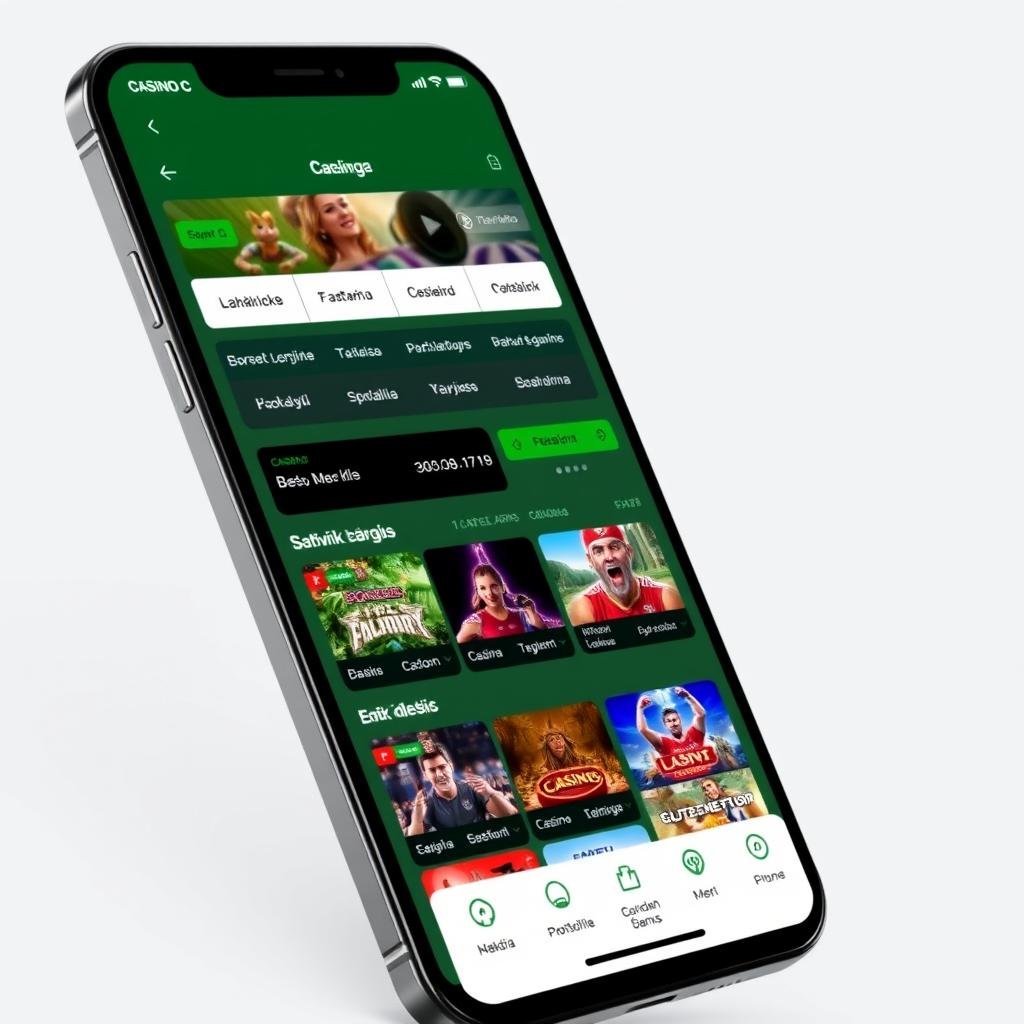 Casino C mobil uygulaması ekran görüntüsü