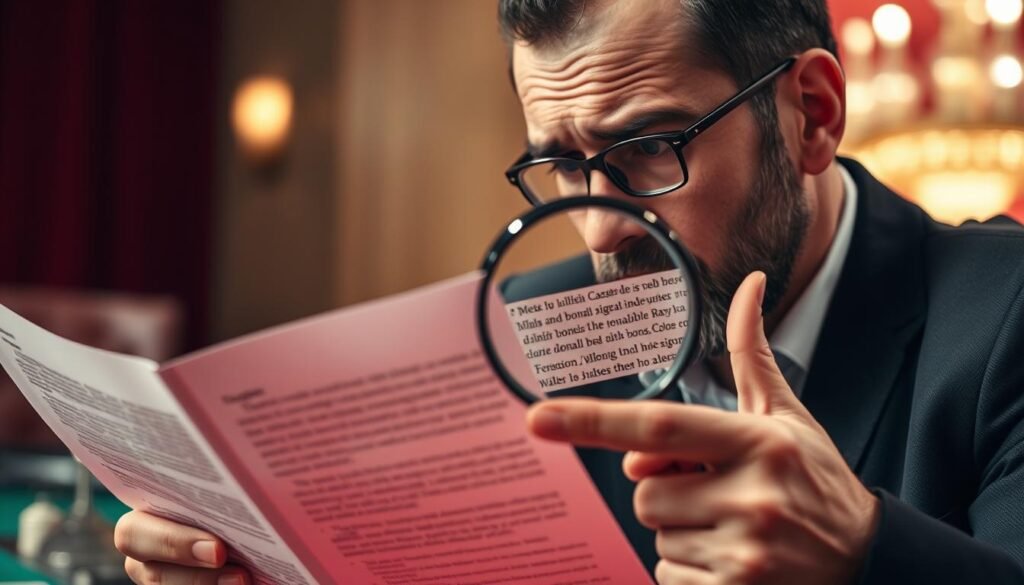 Casino bonus tuzaklarına dikkat eden oyuncu