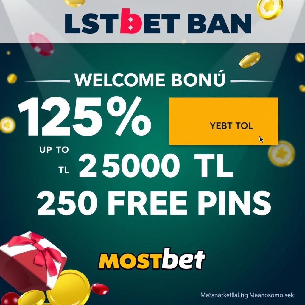Mostbet casino hoşgeldin bonusu promosyonu